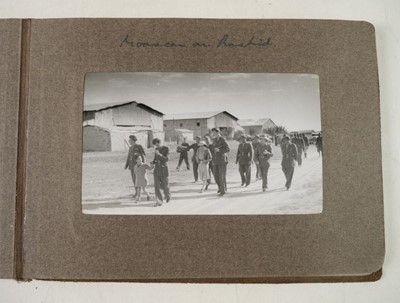 Lot 533 - Iraq. Seven personal photograph albums from Wing Commander C.W.M. (Larry) Ling, DFC AFC, c. 1940-42