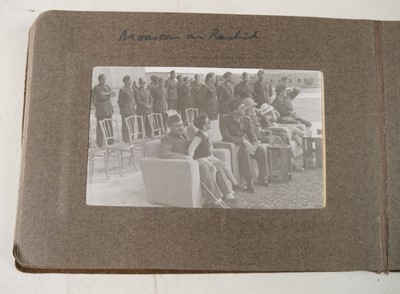 Lot 533 - Iraq. Seven personal photograph albums from Wing Commander C.W.M. (Larry) Ling, DFC AFC, c. 1940-42