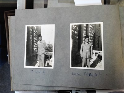 Lot 533 - Iraq. Seven personal photograph albums from Wing Commander C.W.M. (Larry) Ling, DFC AFC, c. 1940-42
