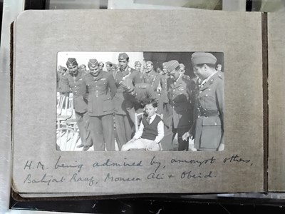 Lot 533 - Iraq. Seven personal photograph albums from Wing Commander C.W.M. (Larry) Ling, DFC AFC, c. 1940-42