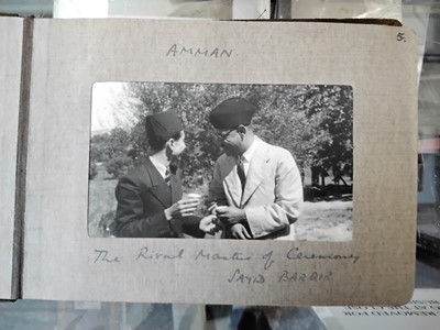 Lot 533 - Iraq. Seven personal photograph albums from Wing Commander C.W.M. (Larry) Ling, DFC AFC, c. 1940-42