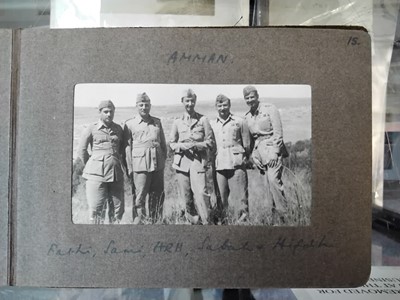 Lot 533 - Iraq. Seven personal photograph albums from Wing Commander C.W.M. (Larry) Ling, DFC AFC, c. 1940-42