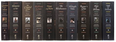 Lot 772 - Erikson (Steven). The Malazan Book of the Fallen Series, Burton: Subterranean Press, 2009-20