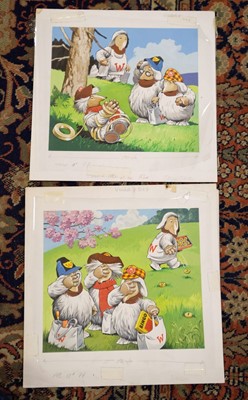 Lot 700 - The Wombles, ten original illustrations