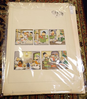 Lot 700 - The Wombles, ten original illustrations