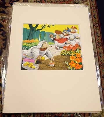 Lot 700 - The Wombles, ten original illustrations