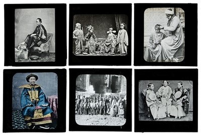 Lot 547 - Magic Lantern Slides. A group of 29 diapositive magic lantern slides of China, early 20th century