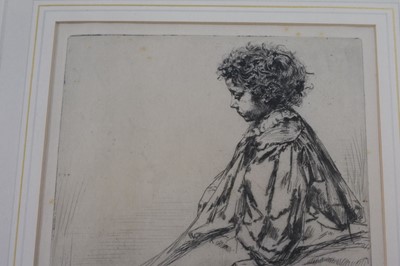 Lot 216 - Whistler (James Abbott McNeill, 1834-1903), Bibi Lalouette, etching and drypoint, 1859