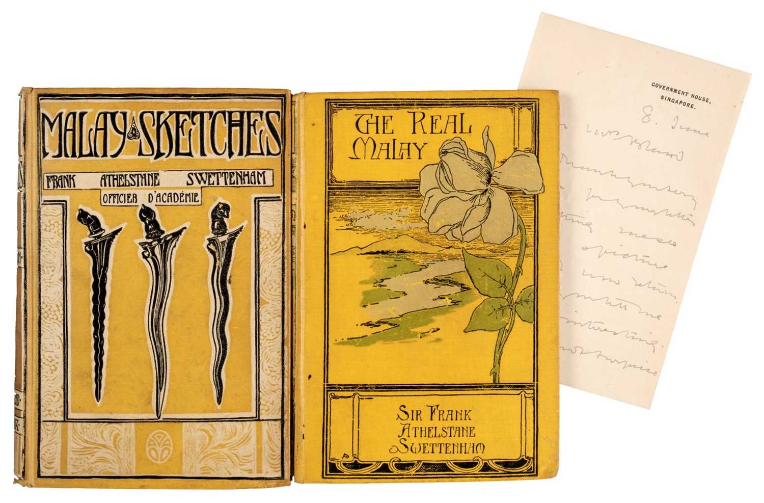 Lot 22 - Swettenham (Frank). The Real Malay, 1st edition, London: 1900 with ALS by the author