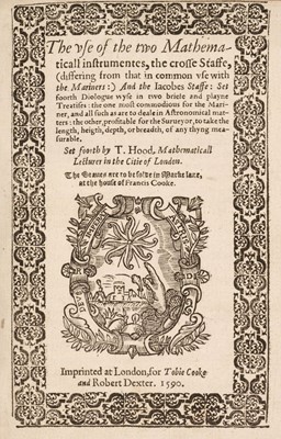 Lot 117 - Blundeville (Thomas, 1522?-1606?). A Briefe Description of Universal Mappes and Cardes... , 1589