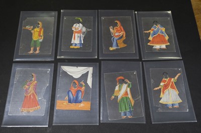 Lot 522 - Indian mica paintings. A transformation game, mid 19th century