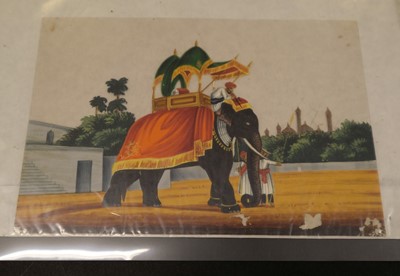 Lot 522 - Indian mica paintings. A transformation game, mid 19th century