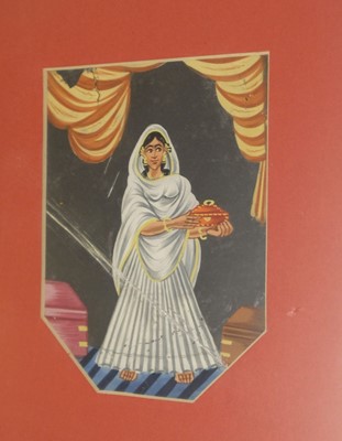 Lot 522 - Indian mica paintings. A transformation game, mid 19th century