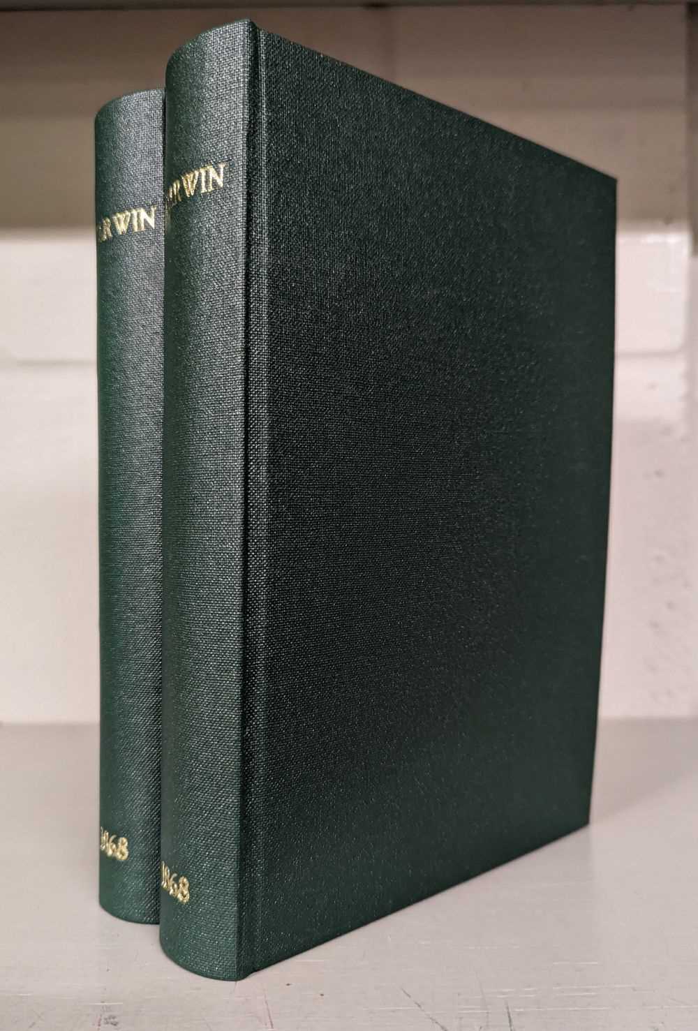 Lot 43 - Darwin (Charles). The Variation of Animals and Plants, 2 volumes, 1868