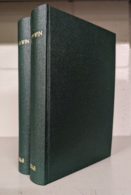 Lot 43 - Darwin (Charles). The Variation of Animals and Plants, 2 volumes, 1868