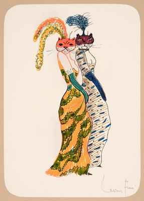 Lot 581 - Fini (Leonor). La Grande Parade des Chats, 1973