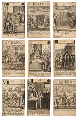 Lot 530 - Playing cards. The Reign of James II & the Glorious Revolution, circa 1689-1700