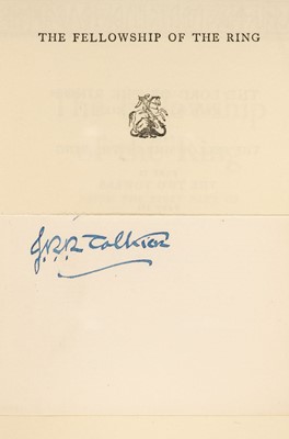 Lot 887 - Tolkien (J.R.R.) The Fellowship of the Ring, 1959
