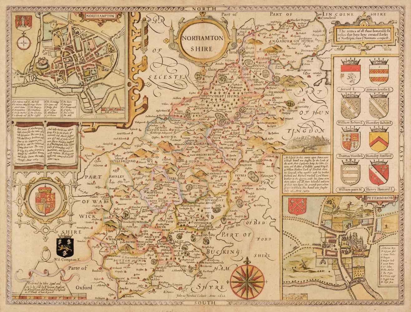 Lot 122 - Northamptonshire. Speed (John), Northamptonshire, 1676