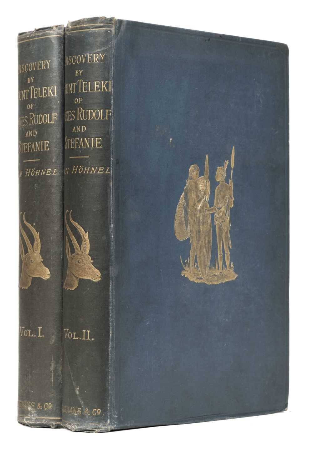Lot 25 - Van Hohnel (Ludwig). Discovery of Lakes Rudolf and Stefanie, 1st edition in English, 1894