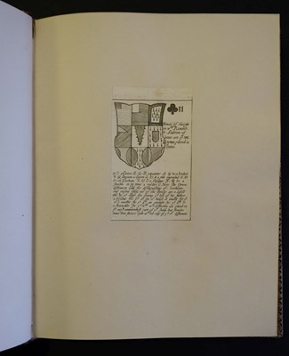 Lot 539 - Blome (Richard). Armoriall Cards, [1675]