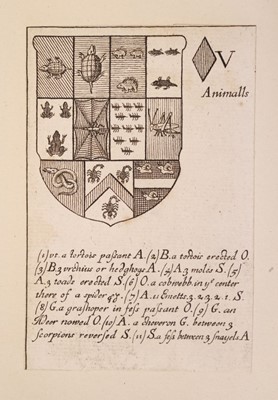 Lot 539 - Blome (Richard). Armoriall Cards, [1675]