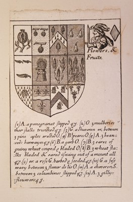 Lot 539 - Blome (Richard). Armoriall Cards, [1675]