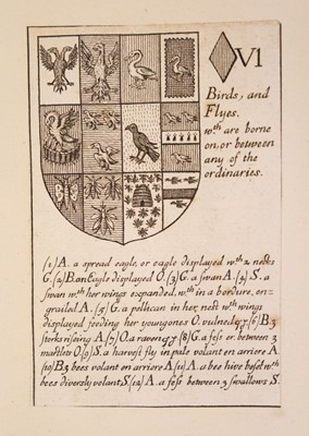 Lot 539 - Blome (Richard). Armoriall Cards, [1675]