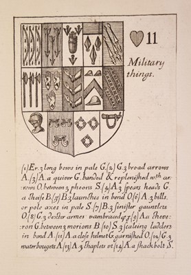 Lot 539 - Blome (Richard). Armoriall Cards, [1675]