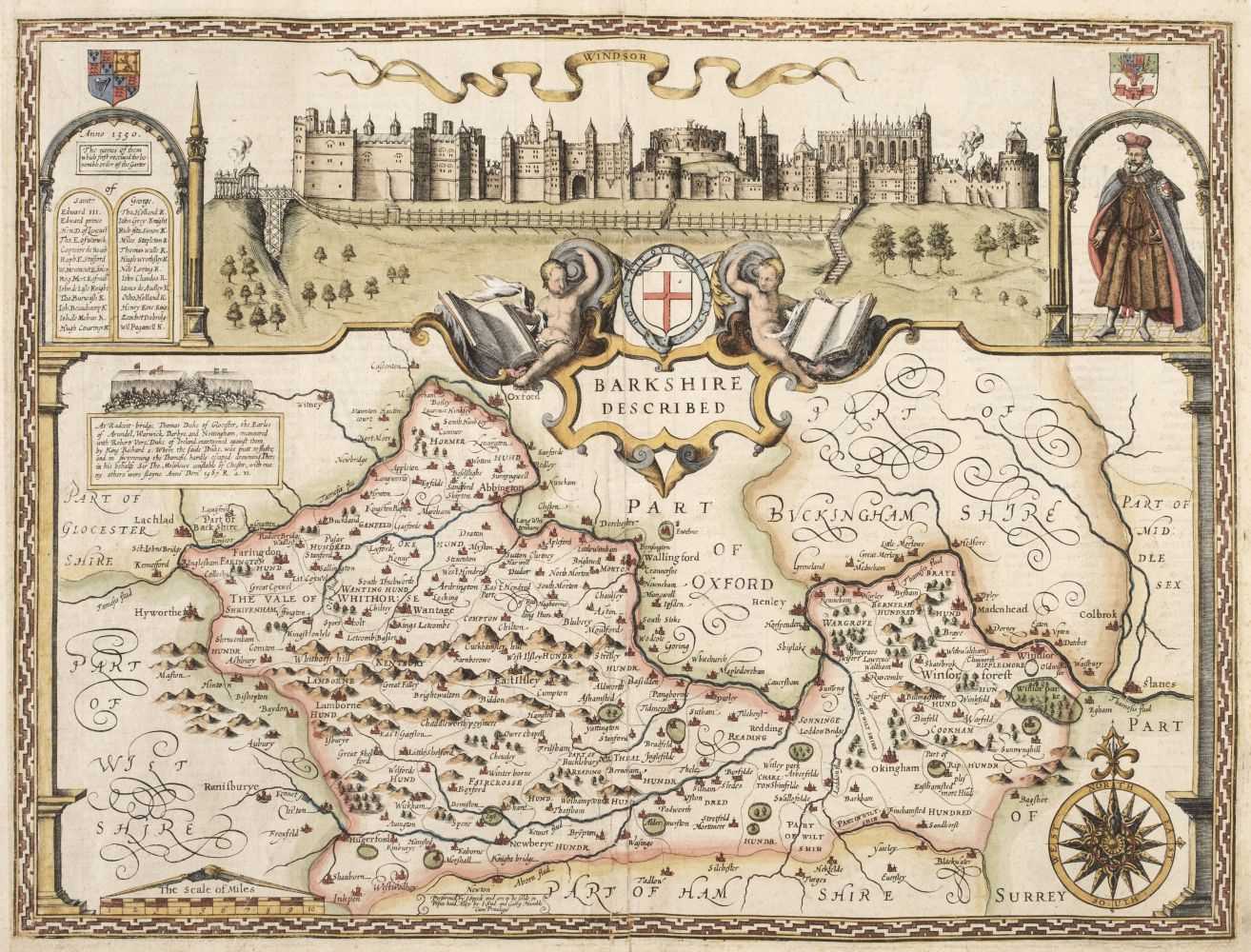 Lot 71 - Berkshire. Speed (John), Barkshire Described, J. Sudbury & G. Humble, 1st edition, 1611