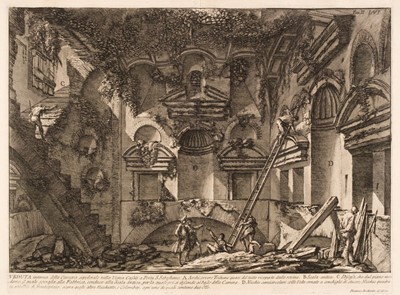 Lot 70 - Piranesi (Giovanni Battista, 1720-1788). Veduta Interna della Camera Sepocrale, 1756