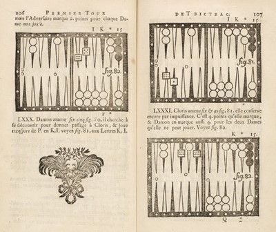 Lot 559 - Soumille (Bernard Laurent). Le Grand Trictrac, Paris, 1756