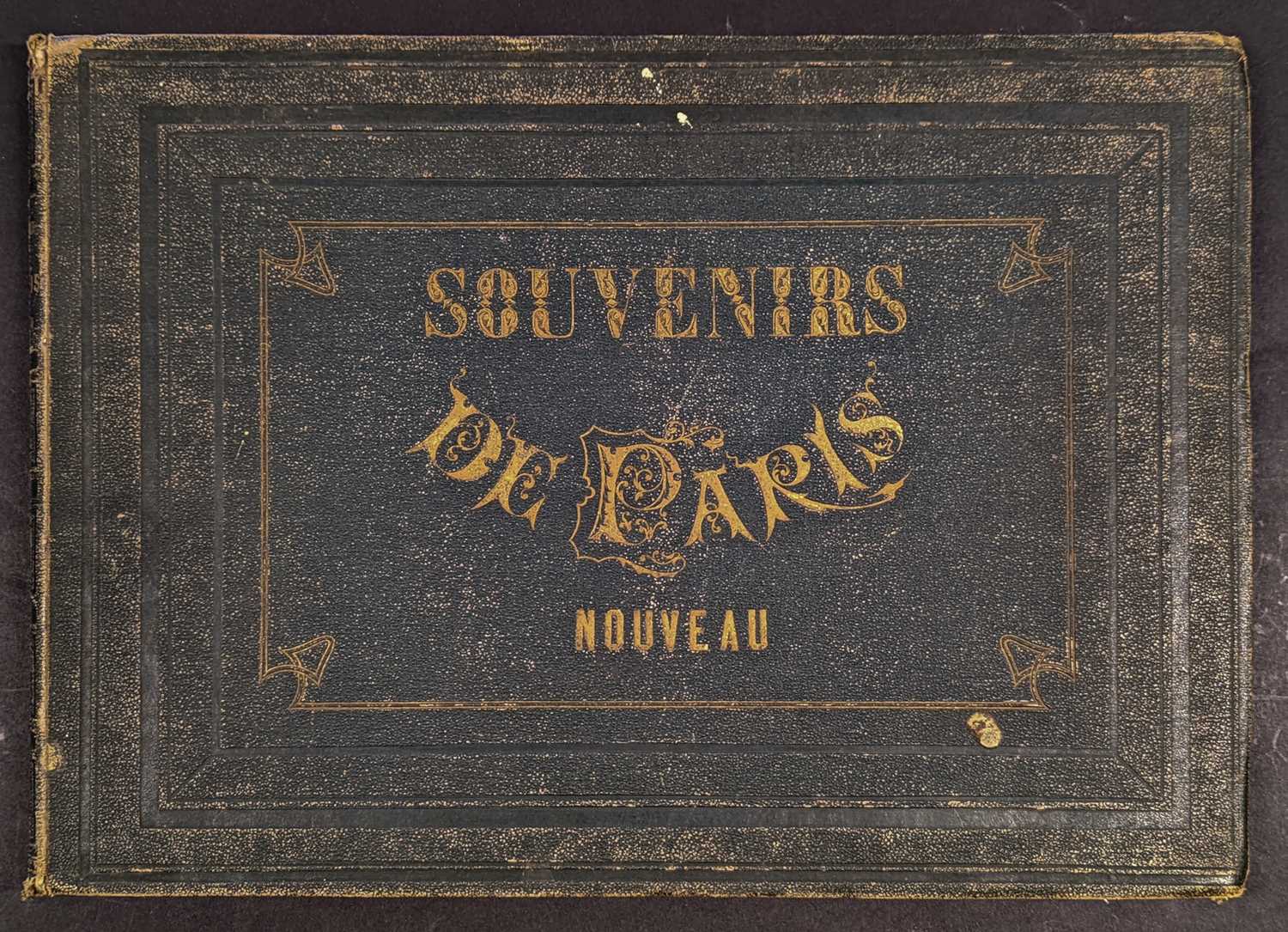 Lot 16 - Paris. Souvenirs de Paris Nouveau [so titled on upper cover], Paris: Ledot, c. 1860