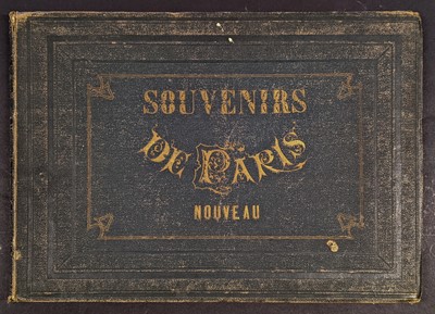 Lot 16 - Paris. Souvenirs de Paris Nouveau [so titled on upper cover], Paris: Ledot, c. 1860