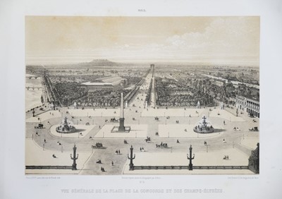 Lot 16 - Paris. Souvenirs de Paris Nouveau [so titled on upper cover], Paris: Ledot, c. 1860