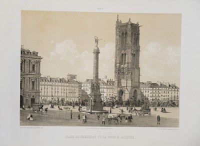 Lot 16 - Paris. Souvenirs de Paris Nouveau [so titled on upper cover], Paris: Ledot, c. 1860