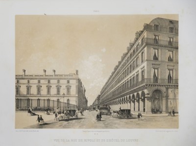 Lot 16 - Paris. Souvenirs de Paris Nouveau [so titled on upper cover], Paris: Ledot, c. 1860