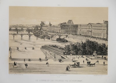 Lot 16 - Paris. Souvenirs de Paris Nouveau [so titled on upper cover], Paris: Ledot, c. 1860