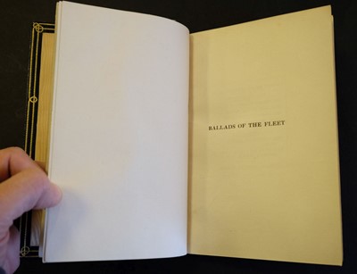 Lot 569 - Binding. Ballads of the Fleet, by Sir Rennell Rodd, 1916