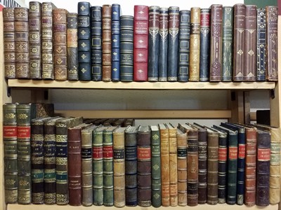Lot 452 - Continental Bindings. Approximately 170 volumes of 19th & early 20th-century French & German language literature