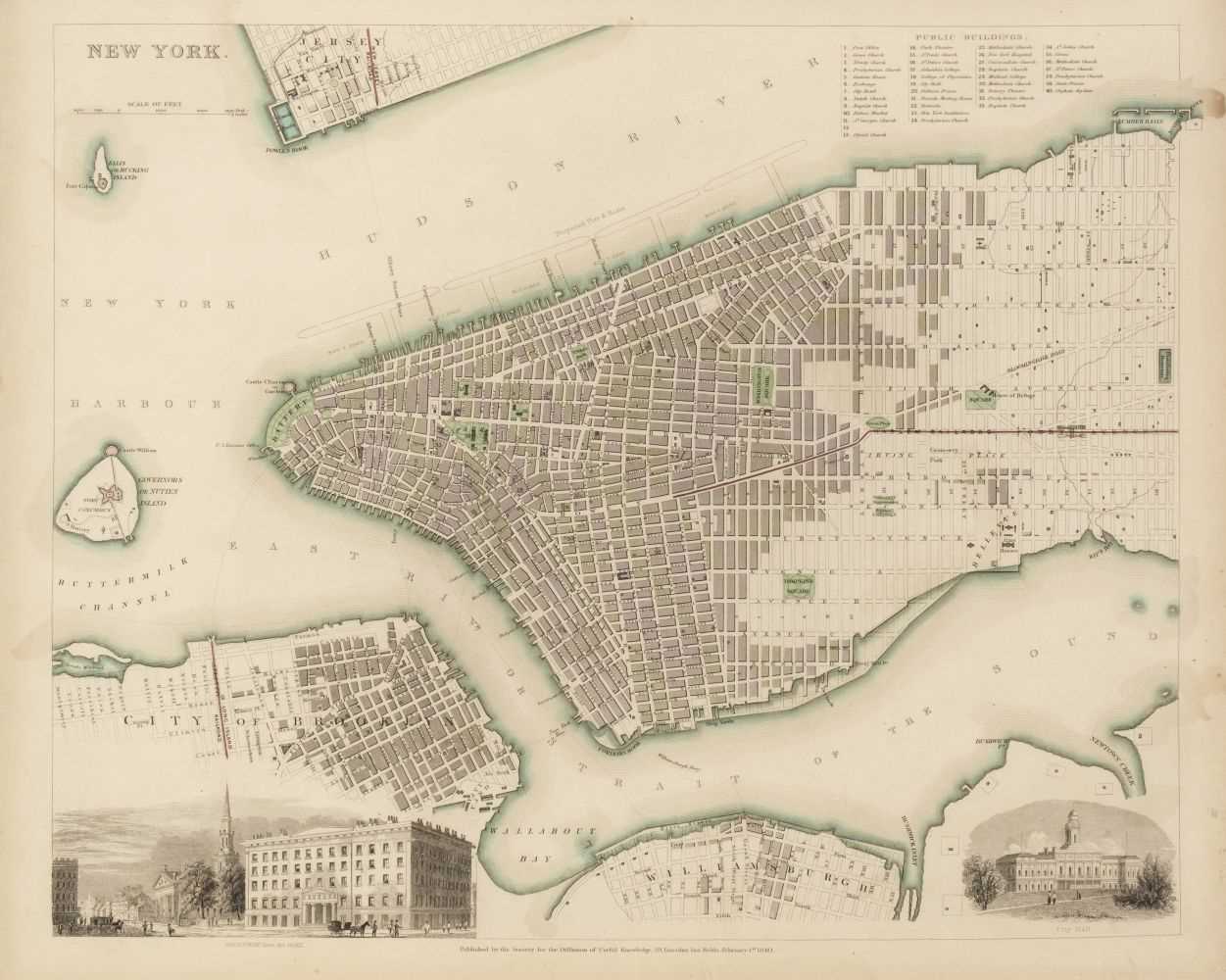 Lot 134 - S. D. U. K. Maps for the Society for the Diffusion of Useful Knowledge, vol.2 (only) 1844