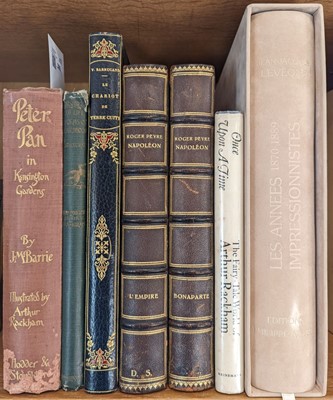 Lot 386 - Rackham (Arthur). Peter Pan in Kensington Gardens, 1st edition, London: Hodder & Stoughton, 1906