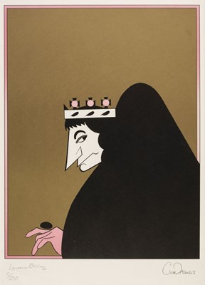 Lot 933 - Francis (Clive, born 1946). Caricature of Laurence Olivier as Richard III