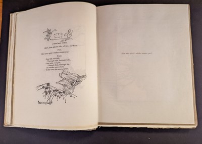 Lot 594 - Rackham (Arthur, illustrator). A Midsummer-Night’s Dream, by William Shakespeare, 1908