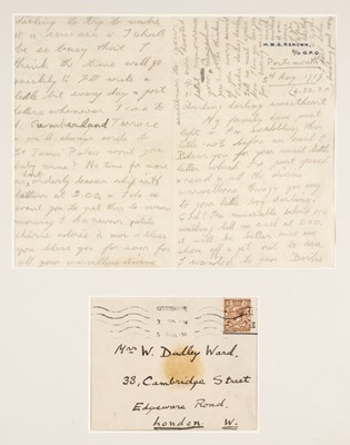Lot 925 - Edward VIII (1894-1972). Autograph letter signed, 'David', H.M.S. Renown, Portsmouth, 5 August 1919