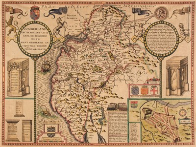 Lot 103 - Cumberland. Speed (John), Cumberland and the Ancient Citie Carlile Described...,1627