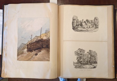 Lot 43 - Mediterranean Topography. A large scrap album compiled by C.J. Cameron circa 1860