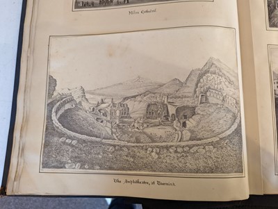 Lot 43 - Mediterranean Topography. A large scrap album compiled by C.J. Cameron circa 1860