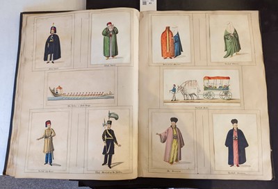 Lot 43 - Mediterranean Topography. A large scrap album compiled by C.J. Cameron circa 1860