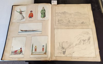 Lot 43 - Mediterranean Topography. A large scrap album compiled by C.J. Cameron circa 1860